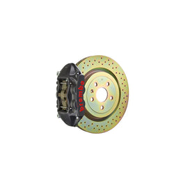 Brembo 1P4.7001AS Volvo C30 Front GT-S 4-Pistons Drilled Big Brake Kit 336x28mm Black.