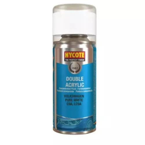 Hycote Volkswagen Pure White Double Acrylic Spray Paint 150ml