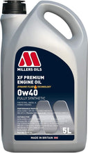 Load image into Gallery viewer, Millers XF Premium 0W-40 Fully Synthetic Engine Oil 5L