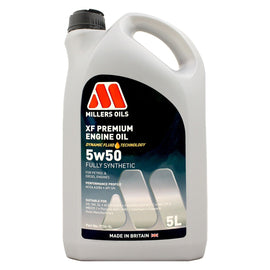 Millers Oils XF Premium 5W-50 Fully Synthetic Engine Oil 5L