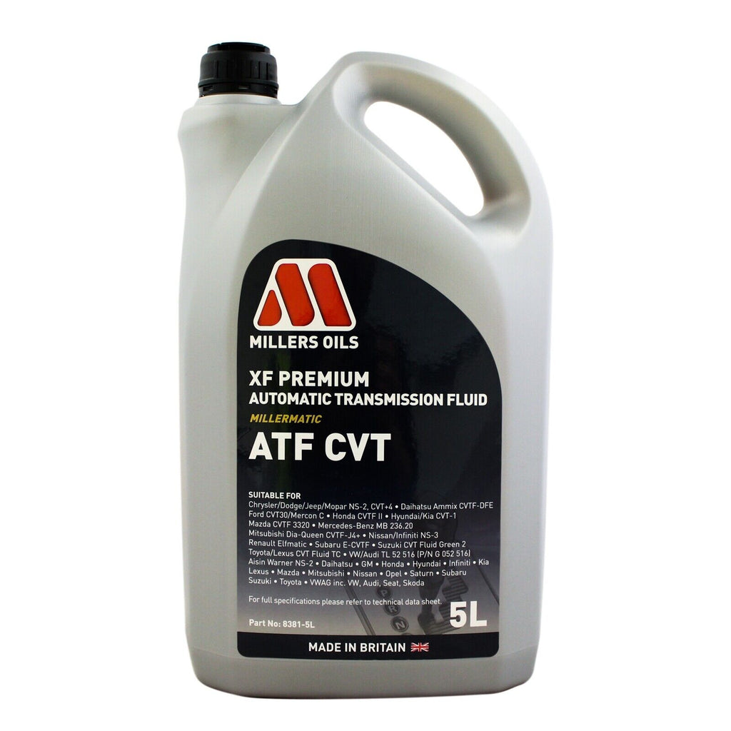 Millers Oils XF Premium ATF CVT Automatic Transmission Fluid 5L