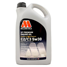 Load image into Gallery viewer, Millers Oils XF Premium C2/C3 5W-30 Fully Synthetic Engine Oil 5L