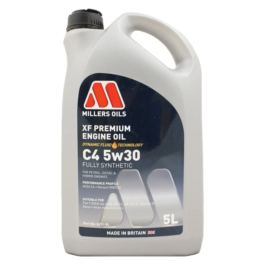 Millers Oils XF Premium C4 5W-30 Fully Synthetic Engine Oil 5L