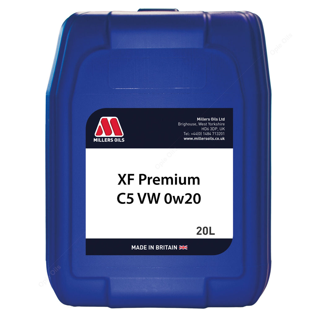 Millers Oils XF Premium C5 VW 0W-20 Fully Synthetic Engine Oil 20L