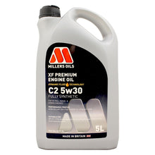 Load image into Gallery viewer, Millers Oils XF Premium C2 5W-30 Fully Synthetic Engine Oil 5L