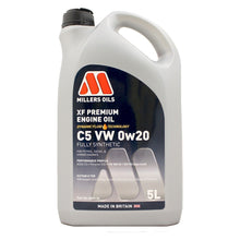 Load image into Gallery viewer, Millers Oils XF Premium C5 VW 0W-20 Fully Synthetic Engine Oil 5L