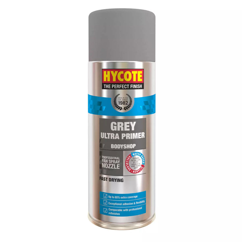 Hycote Bodyshop High Build Ultra Grey Primer Spray Paint 400ml