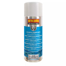 Load image into Gallery viewer, Hycote White Plastic Primer Spray Paint 400ml