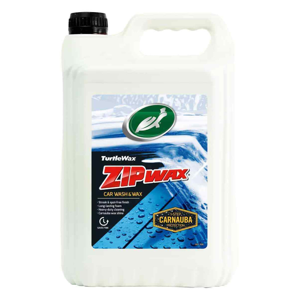 Turtle Wax Zip Wax Concentrated Car Wash Shampoo Streak Free Shine 5L