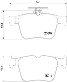 Brembo Brake Pad, P 85 124 fits Audi Seat VW Skoda Ateca Q2 Q3 TT A3
