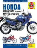 Honda XL600/650V Transalp & XRV750 Africa Twin (87-07) Haynes Manual (Paperback)