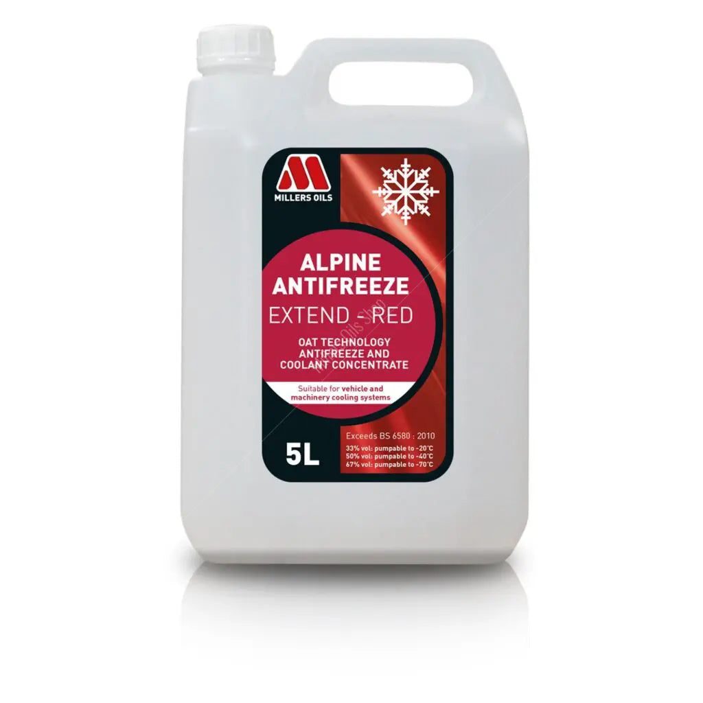 Millers Alpine Antifreeze Extend Red 5L
