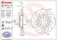 Load image into Gallery viewer, Brembo Brake Disc Xtra, 09.9772.1X