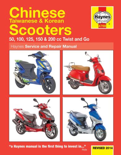 Chinese, Taiwanese & Korean Scooters (04-14) Haynes Repair Manual (Paperback)
