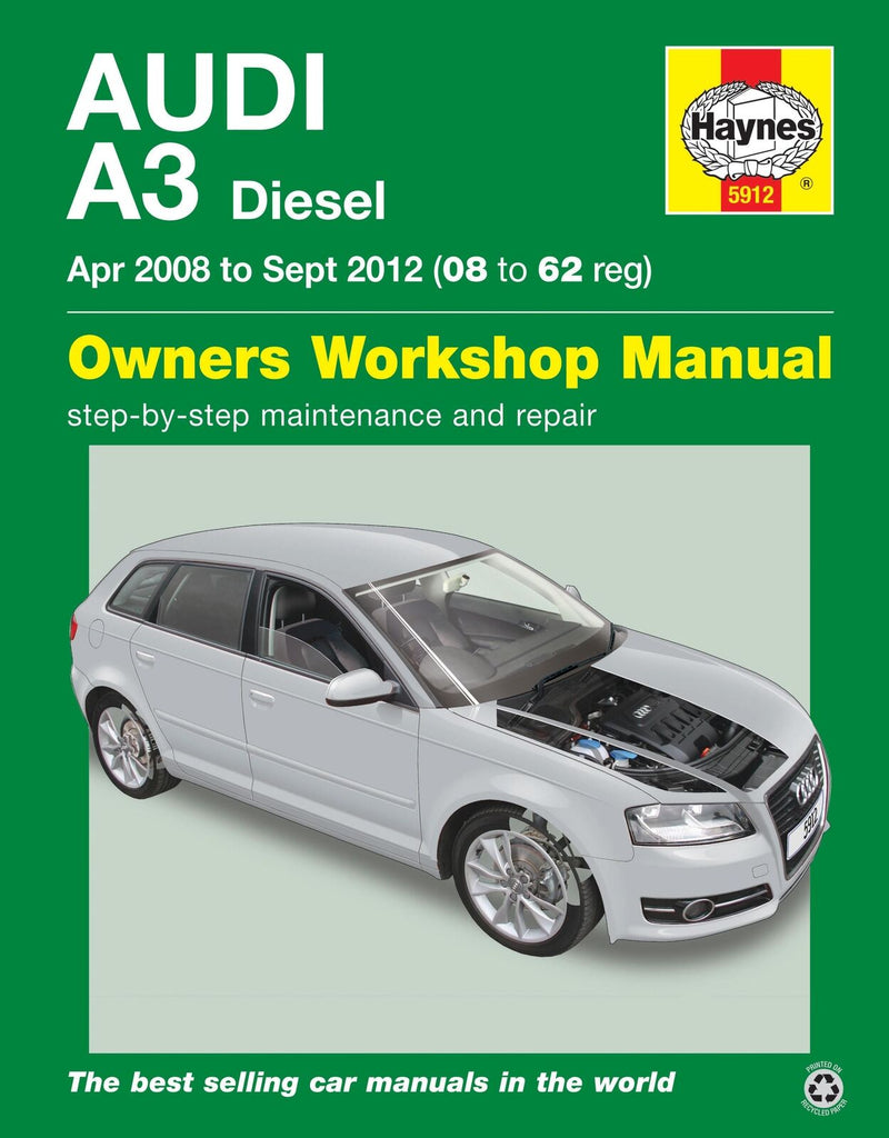 Haynes Audi A3 2008-2012 Manual