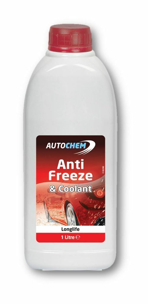 Autochem Red Longlife Antifreeze Coolant Concentrated 1L