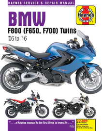 BMW F650, F700 & F800 Twins (06-16) Haynes Repair Manual (Paperback)
