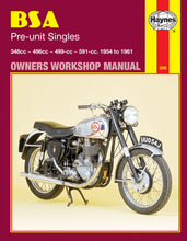 Load image into Gallery viewer, BSA Pre-unit Singles (54 - 61) Haynes Repair Manual