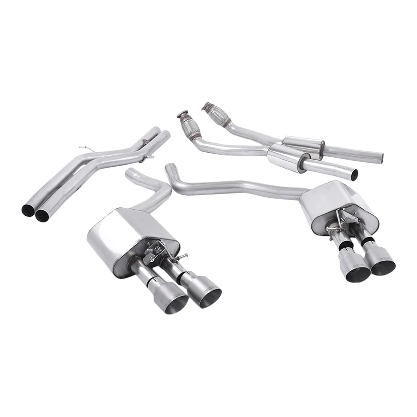 Milltek Audi S7 Sportback 4.0 TFSI quattro S tronic 2012-2018 Cat-back Exhaust, SSXAU331-2