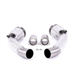 Milltek Audi S8 D5 4.0 TFSI V8 Saloon / Sedan (Non OPF/GPF US/ROW Models) 2020-2023 Large Bore Downpipes and Hi-Flow Sports Cats Exhaust - OE Fitment, SSXAU910-3