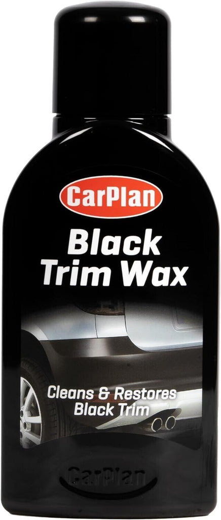 CarPlan Black Trim Wax - Cleans & Restores Black Trim, 350 ml