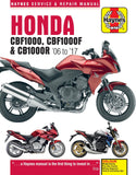 Honda CBF1000,CBF1000F & CB1000R (06-17) Haynes Motorcycle Manual