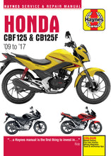 Load image into Gallery viewer, Honda CBF125 (09 - 17) Haynes Repair Manual (Paperback)