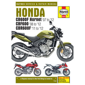 Honda CB600 F CBF600 CBR600 F Haynes Workshop Service Manual