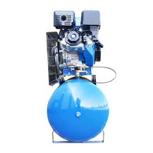 Load image into Gallery viewer, Hyundai 200L Litre Air Compressor, 29CFM/145psi, Twin Cylinder Belt Drive 14hp