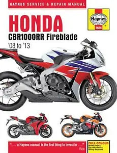 Honda CBR1000R Fireblade (08 - 13)  service and repair manual Hardcover