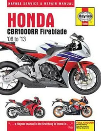 Honda CBR1000R Fireblade (08 - 13)  service and repair manual Hardcover