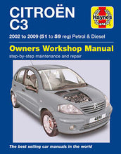 Load image into Gallery viewer, Citroen C3 Petrol &amp; Diesel (02 - 09) Haynes Repair Manual (Paperback)