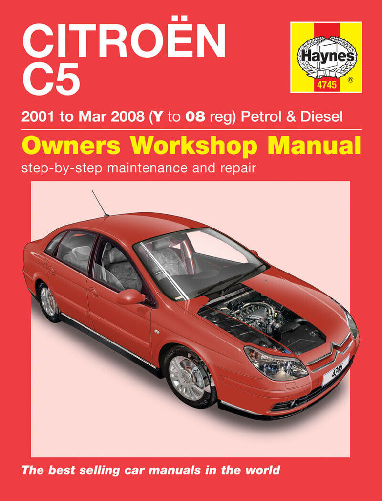 Citroen C5 Petrol & Diesel (01 - Mar 08) Haynes Repair Manual (Paperback)
