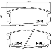 Load image into Gallery viewer, Brembo Brake Pad, P 10 004