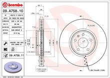 Load image into Gallery viewer, Brembo Painted Brake Disc, 09.A758.11