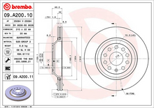 Load image into Gallery viewer, Brembo Painted Brake Disc, 09.A200.11