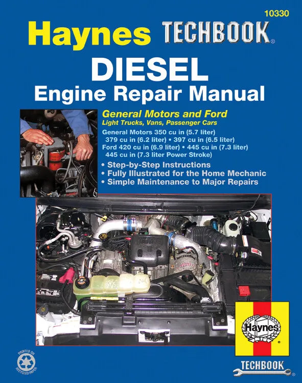 Ford & GM Diesel Engine Repair Haynes Paperback Techbook