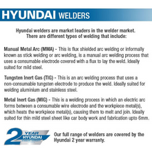 Load image into Gallery viewer, Hyundai 200 Amp MIG Welder, 230V Single Phase, Pro series