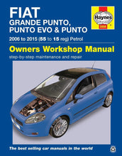 Load image into Gallery viewer, Fiat Grande Punto, Punto Evo &amp; Punto Petrol (06 - 15) Haynes Manual (Paperback)