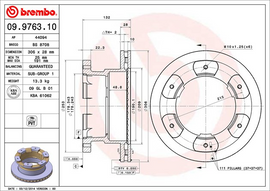Brembo Brake Disc, 09.9763.10