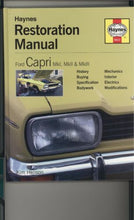 Load image into Gallery viewer, Ford Capri History Purchase Restoration Guide Haynes metal wall sign