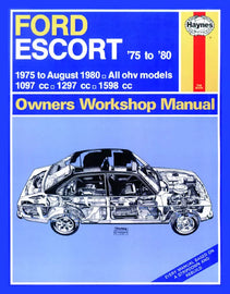 Haynes Manual - Ford Escort MK2 1.1L, 1.3L & 1.6L X-Flow 1975-80
