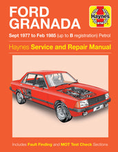 Load image into Gallery viewer, Ford Granada Petrol (Sept 77 - Feb 85) Haynes Repair Manual