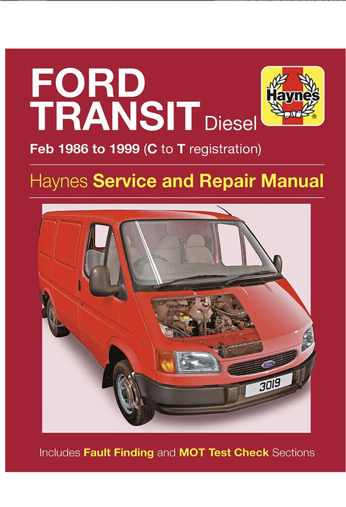 Haynes Ford Transit Diesel Feb 1986-1999 (C to T reg) Service & Repair Manual