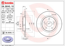 Load image into Gallery viewer, Brembo Painted Brake Disc, 08.B045.11