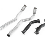 Milltek Audi S6 4.0 TFSI C7 quattro 2012-2018 Large-bore Downpipes and Cat Bypass Pipes Exhaust - Milltek Fitment, SSXAU555-3