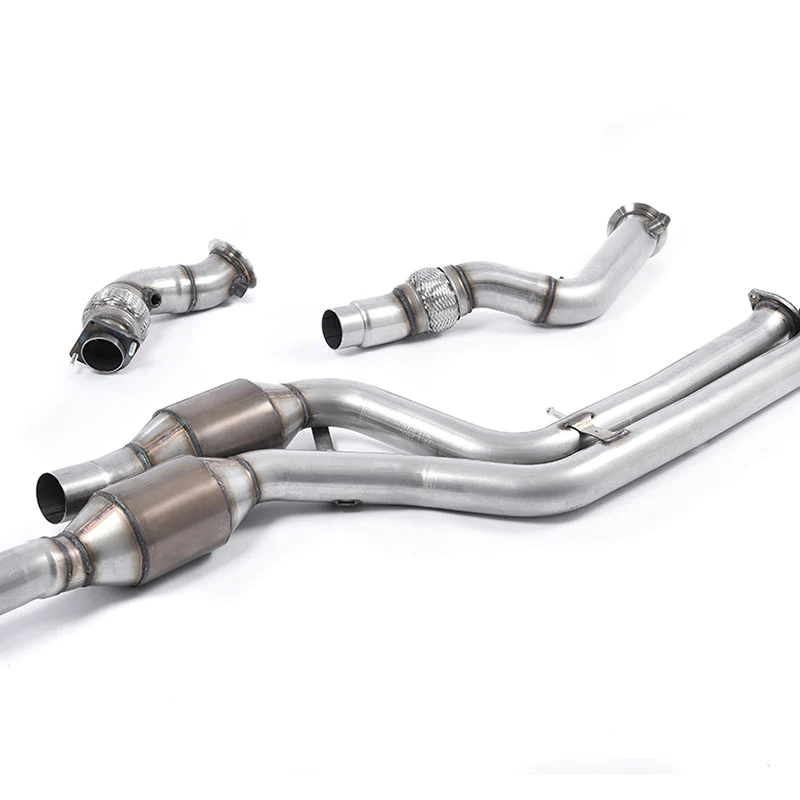 Milltek BMW 3 Series F80 M3 & M3 Competition Saloon (Non OPF/GPF Models Only) 2014-2018 Large Bore Downpipes and Hi-Flow Sports Cats Exhaust, SSXBM1030-1