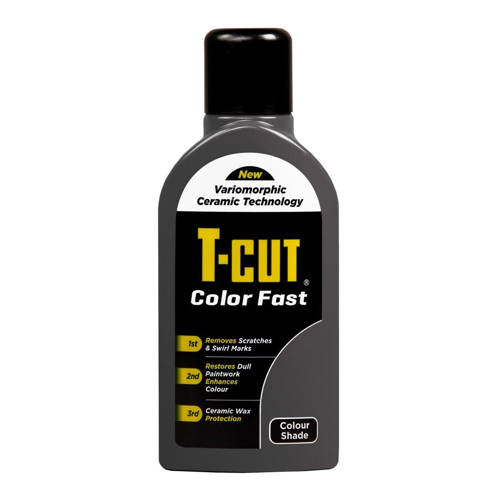 T-Cut Color Fast Grey Car Ceramic Wax Polish Scratch Remover Colour Enhancer