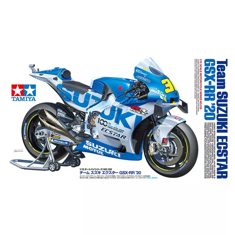 Tamiya Team Suzuki Ecstar 1/12 GSX-RR 20 Kit 14139