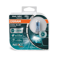 Load image into Gallery viewer, Osram H4 Cool Blue Intense H4 12V 60/55W Bulbs